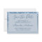 Blue Glitter Sweet 16 Save the Date