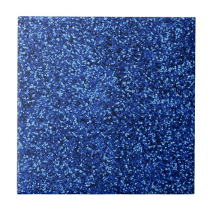 Blue Glitter Tile