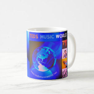 Blue Globe Music World Coffee Mug