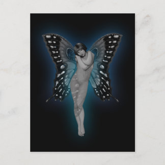 Blue Glow Fairiy Postcard