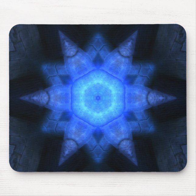 Blue Glow  Mouse Pad (Front)