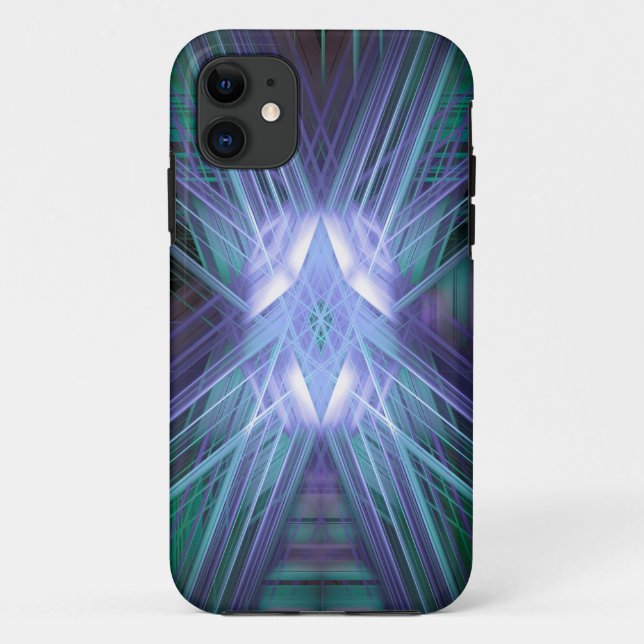 Blue glowing star Case-Mate iPhone case (Back)