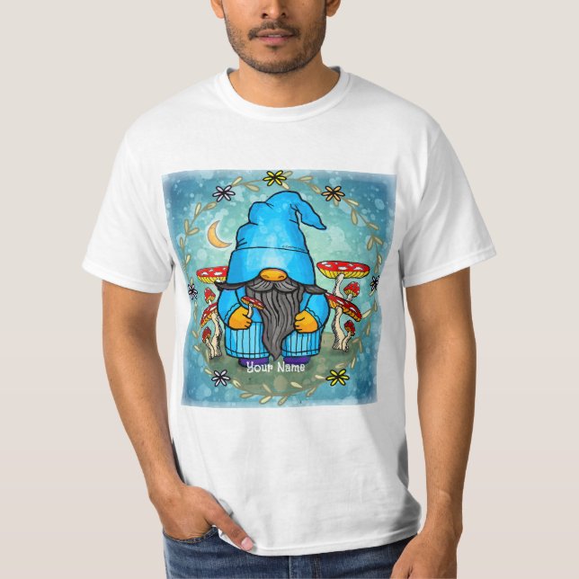 Blue gnome  T-Shirt (Front)