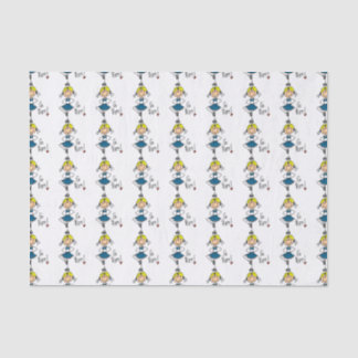Blue Go Team Cheerleader Tissue Paper