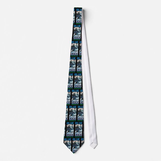 BLUE GOD INDICA TIE (Front)