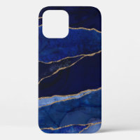Blue & Gold Agate Modern Glam Minimal Chic Case-Ma