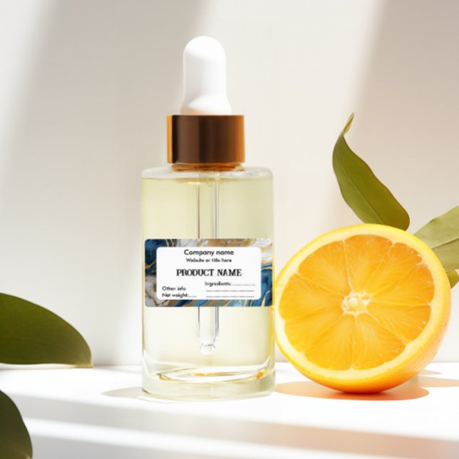 Blue gold and white marble (Creator Uploaded)