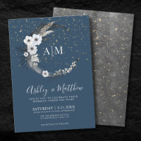 Blue Gold Celestial Wedding