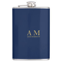 Blue Gold Colours Professional Initial Letters Nam
