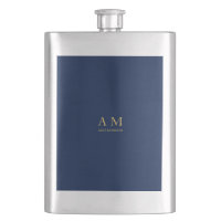 Blue Gold Colours Professional Initial Letters Nam