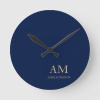 Blue Gold Colours Professional Initial Letters Nam
