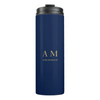 Blue Gold Colours Professional Initial Letters Nam