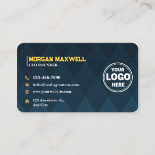 Blue Gold Diamonds Luxury CEO & Founder  Business Card