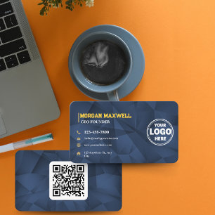 Blue Gold Diamonds Luxury CEO & Founder Business Card