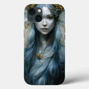 Blue Gold Fairy Fantasy Art Case-Mate iPhone Case