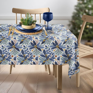 Blue Gold Pattern#17 ID1009 Tablecloth