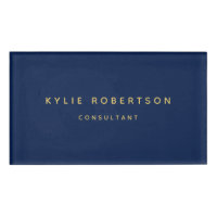 Blue Gold Professional Trendy