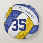 blue gold volleyball girly team colours