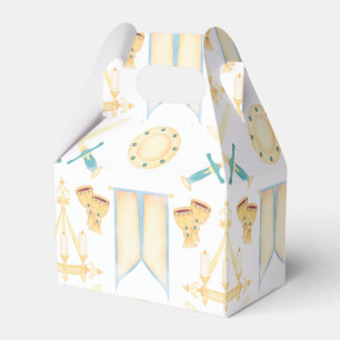 Blue & Gold Watercolour Little Prince Birthday Favour Box