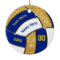 Blue Gold White, Personalised Volleyball Ornaments