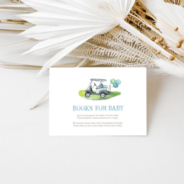 Blue Golf Books for Baby Enclosure Card (Creator Uploaded)