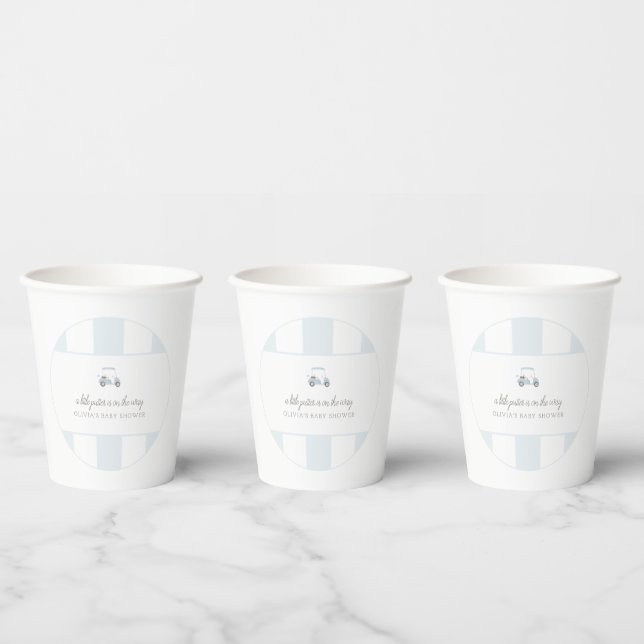 BLUE GOLF CART paper cup (Multi)