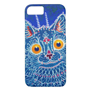 Blue Gothic Cat iPhone 8/7 Case
