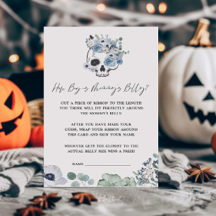 Blue Gothic Skull How Big is Mommys Belly Game