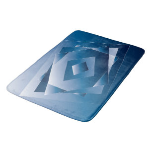 blue gradient 1 bath mat
