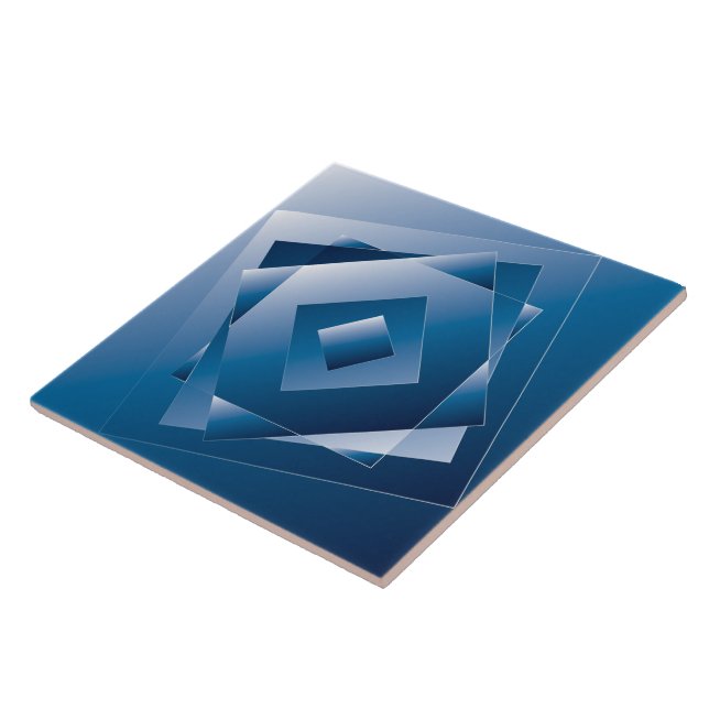 blue gradient 1 ceramic tile (Side)