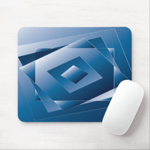 blue gradient 1 mouse pad