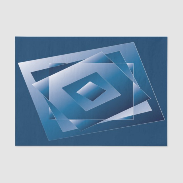 blue gradient 1 tissue paper (Front)