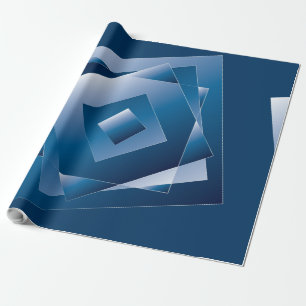 blue gradient 1 wrapping paper