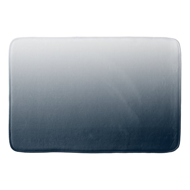 Blue gradient bath mat (Front)