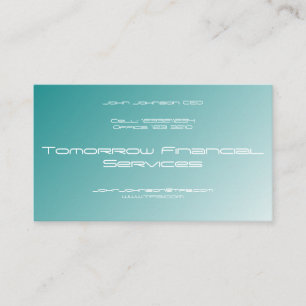 Blue Gradient Business Card