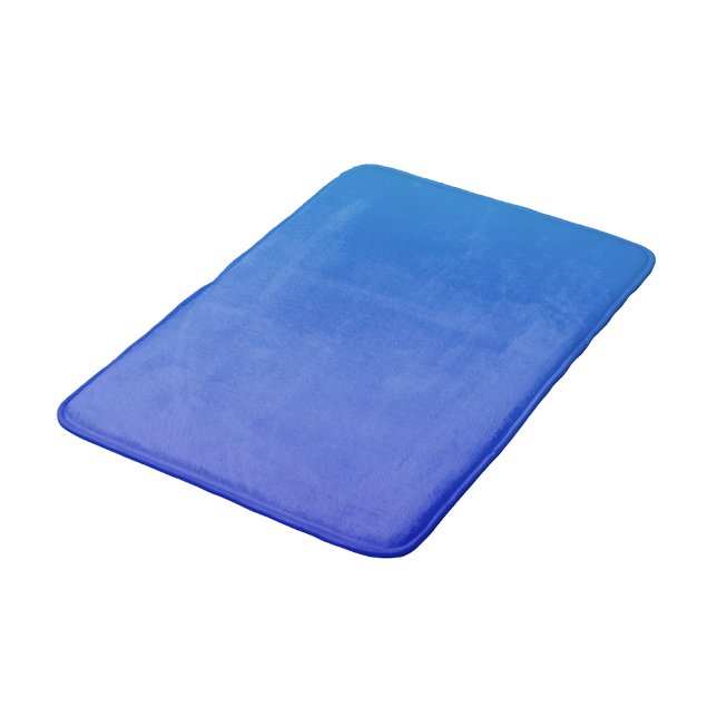 Blue gradient Colour  Bath Mat (Creator Uploaded)