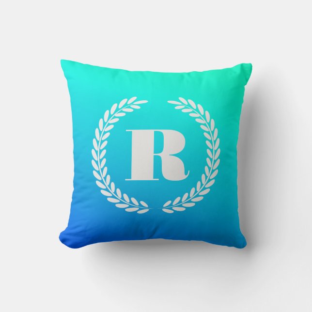 Blue Gradient Cushion (Front)