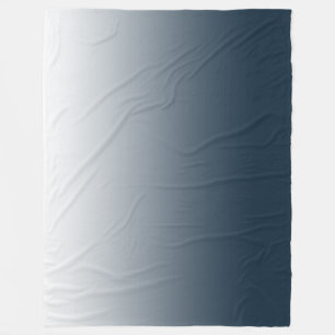 Blue gradient fleece blanket