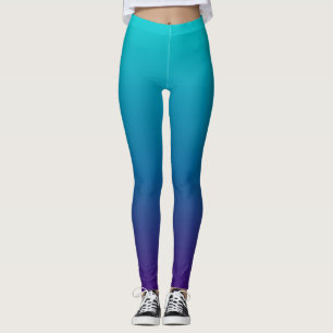 Blue Gradient Leggings