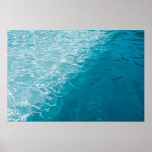 Blue gradient poster