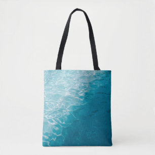 Blue gradient tote bag