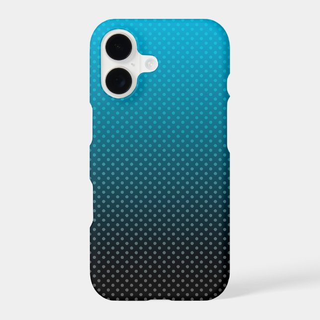 blue gradient with small polka dots (Back)