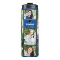Blue Graduate Photo Collage Graduation Gift