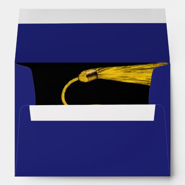 Blue Graduation Envelope (Back (Bottom))