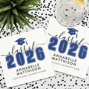 Blue Graduation Napkin