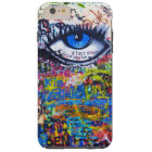 Blue graffiti evil eye