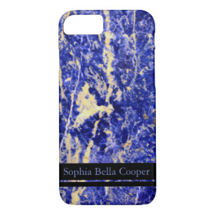 Blue Granite, blue marble, blue stone iPhone 8/7 Case