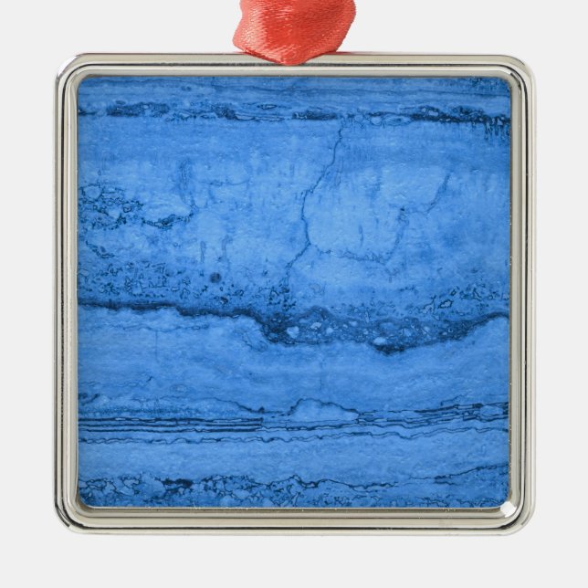 Blue Granite Metal Tree Decoration (Front)