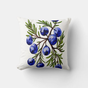 Blue Grapes Bunch Cushion