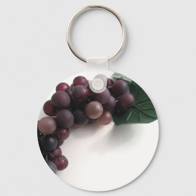 Blue Grapes Key Ring (Front)